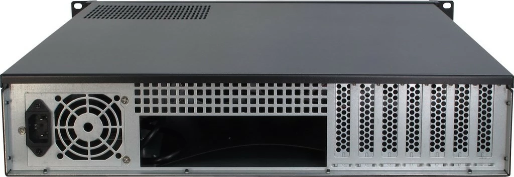 Kasë Inter-Tech 2U-2098-SL, rackmount 2U, industriale, e zezë