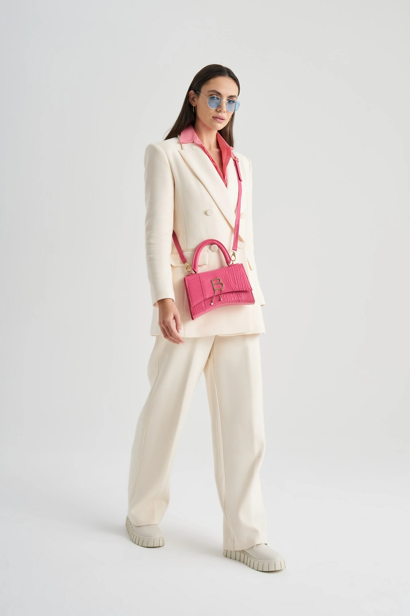 Çantë dore rozë Lucky Bees, 1224