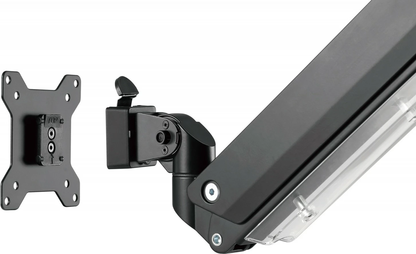 Krah tavoline për monitor Digitus DA-90426, 1xLCD, deri 35", ngjyrë e zezë mat