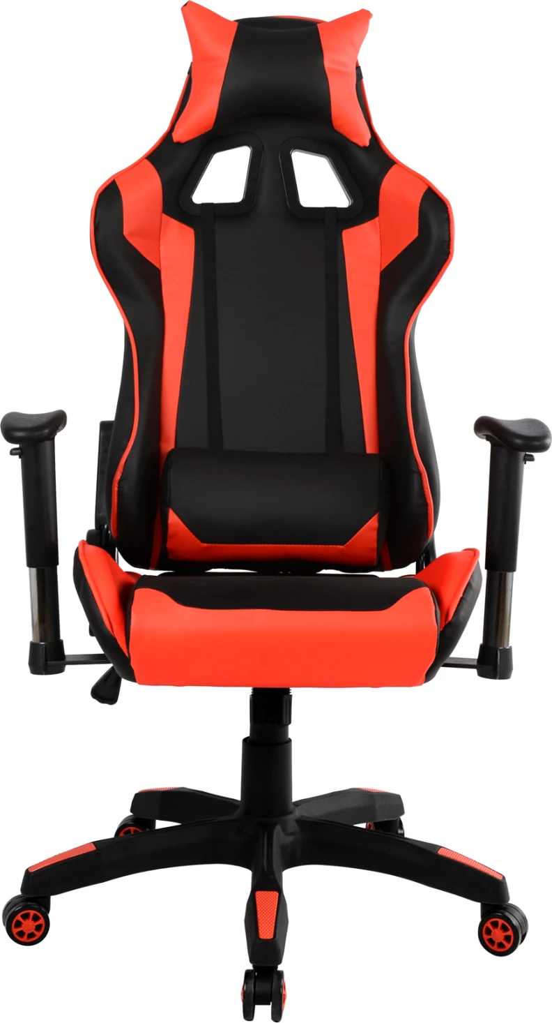 Karrige për gaming zyre FH1056.01 Racing e zezë dhe e kuqe PU 67x70x134 cm