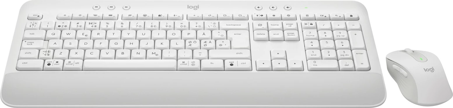 Set tastierë dhe maus Logitech Signature MK650 Combo for Business, wireless, Bluetooth, QWERTY, i bardhë