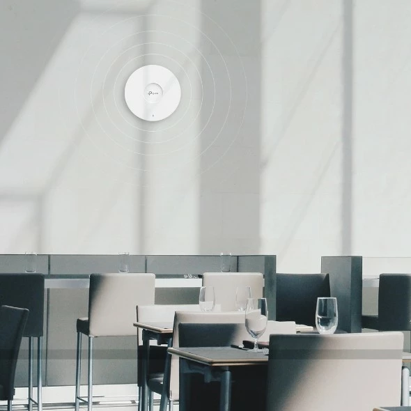 Access Point TP-Link Omada AX5400, WiFi 6, 5400 Mbit/s, 2.4 - 5 GHz, i bardhë