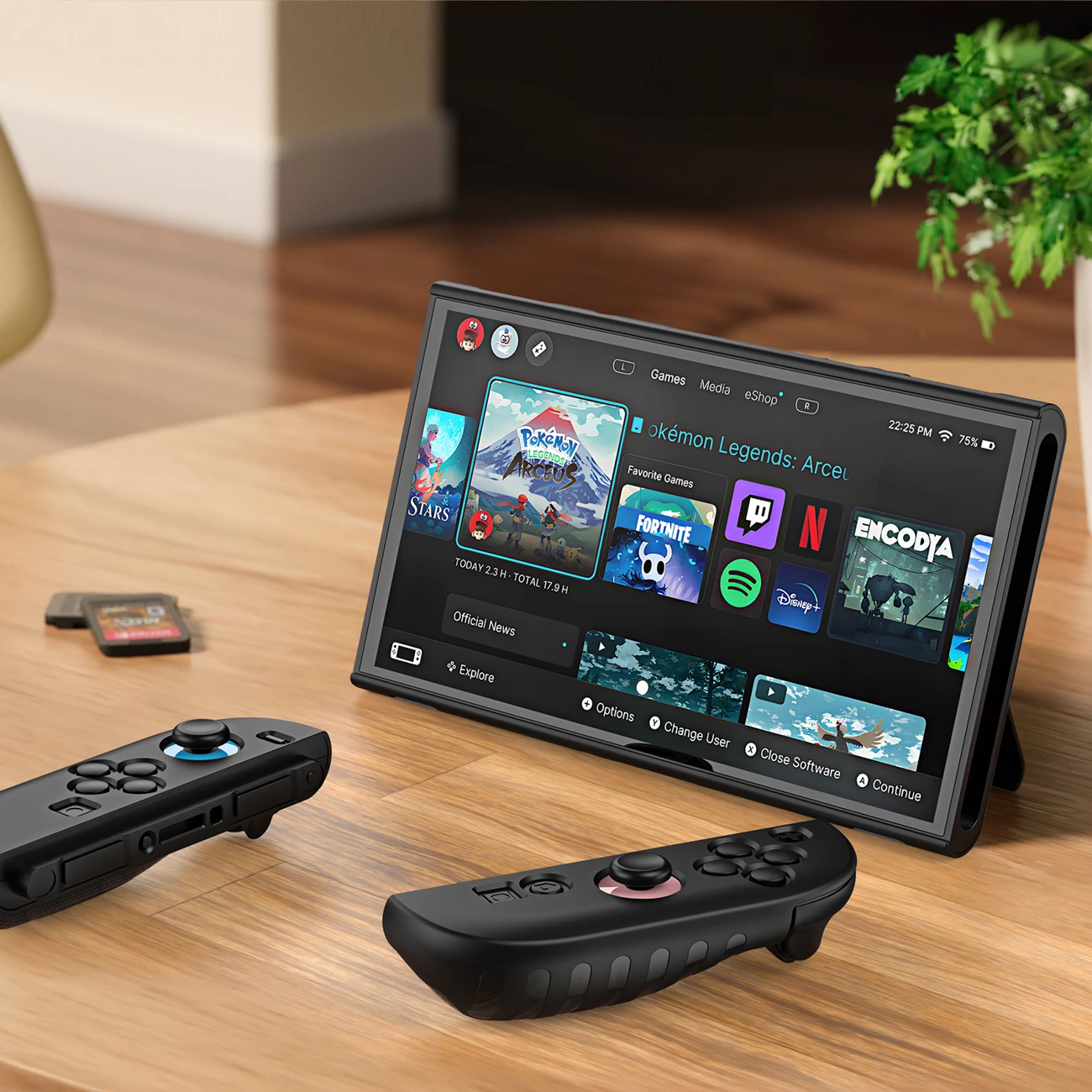 Mbështjellës Dux Ducis për Nintendo Switch 2, i zi