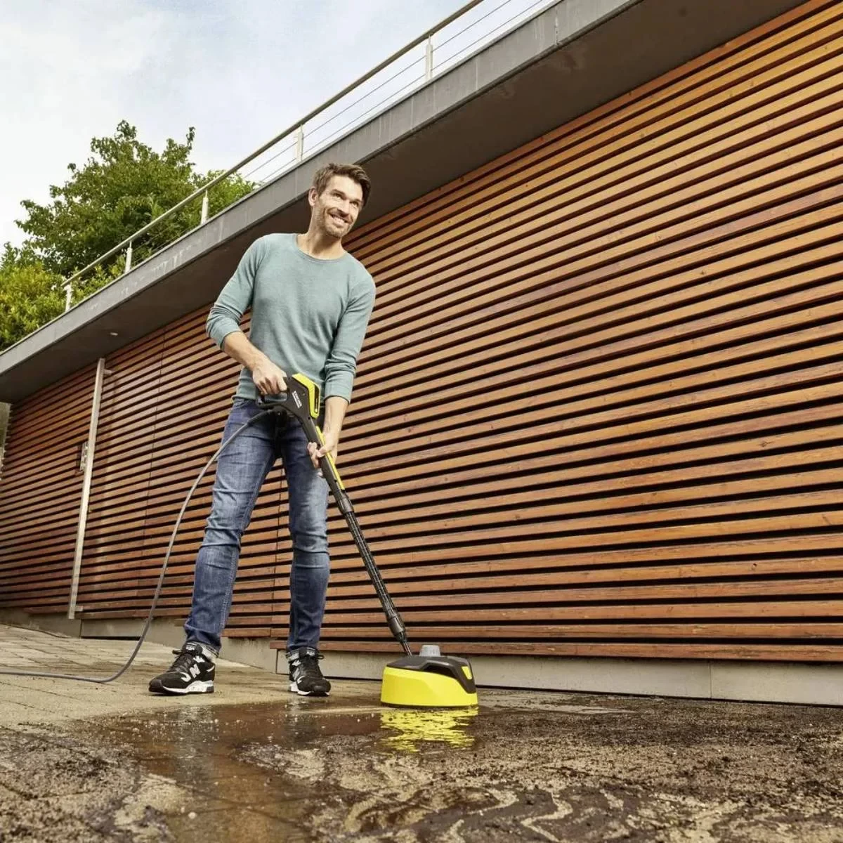 Pastrues me presion të lartë, Karcher, K 5 Power Control Home & Brush (1.324-709.0), 145 bar 500 l/h 2.1 kW, zorrë 10 m, e zezë, set Home & Brush