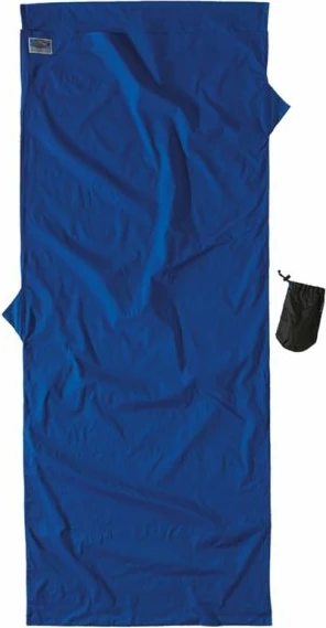 Thes gjumi liner COCOON TravelSheet pambuk, ultramarine blue