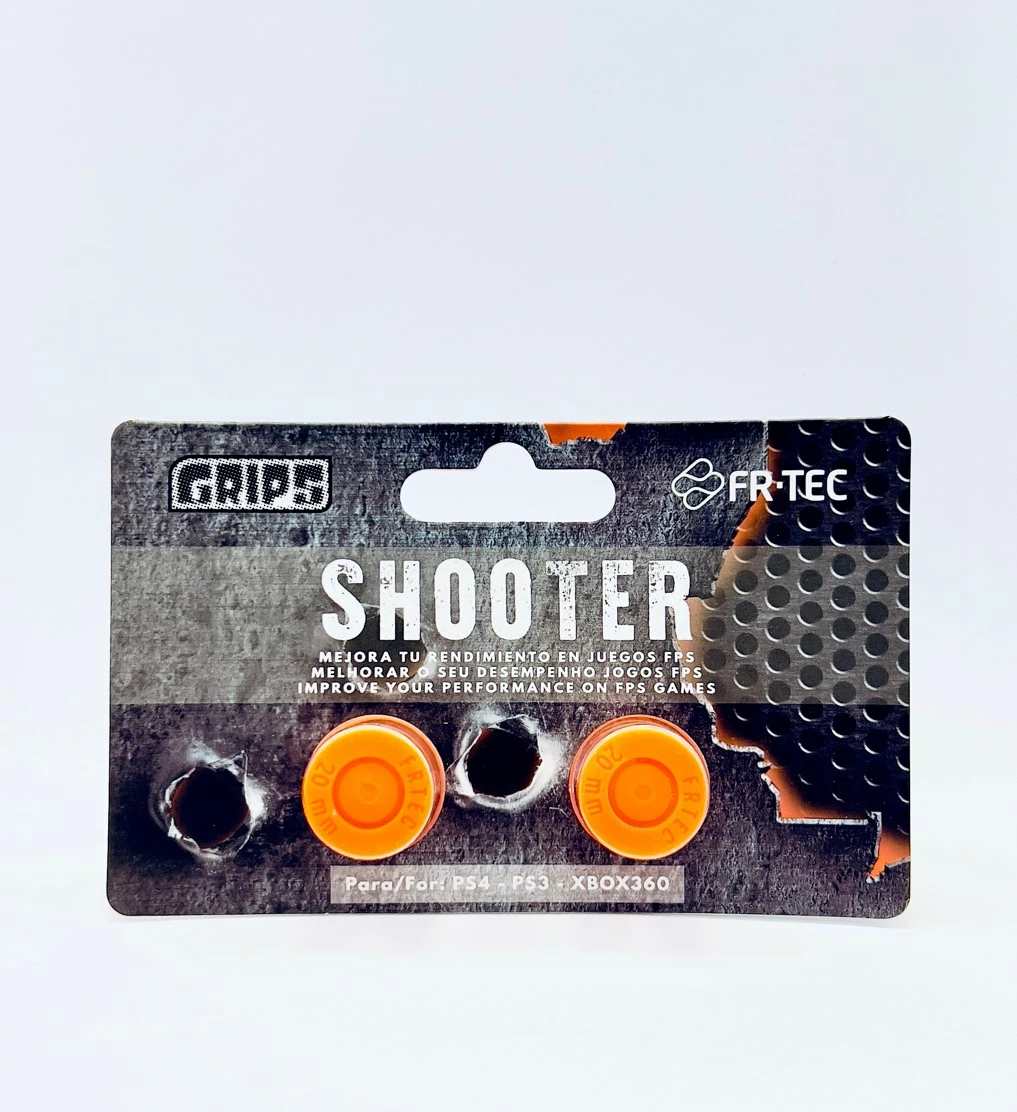 Set gripa për analog FR-TEC Grips-Shooter për PS4/PS3/Xbox 360, portokalli, 2 copë