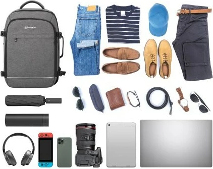 Çantë shpine MANHATTAN Rome deri 17.3 inç anthrazit