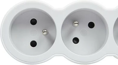 Zgjatues Legrand 049470, 3x2P+Z, 1.5m, Bardhë/Gri