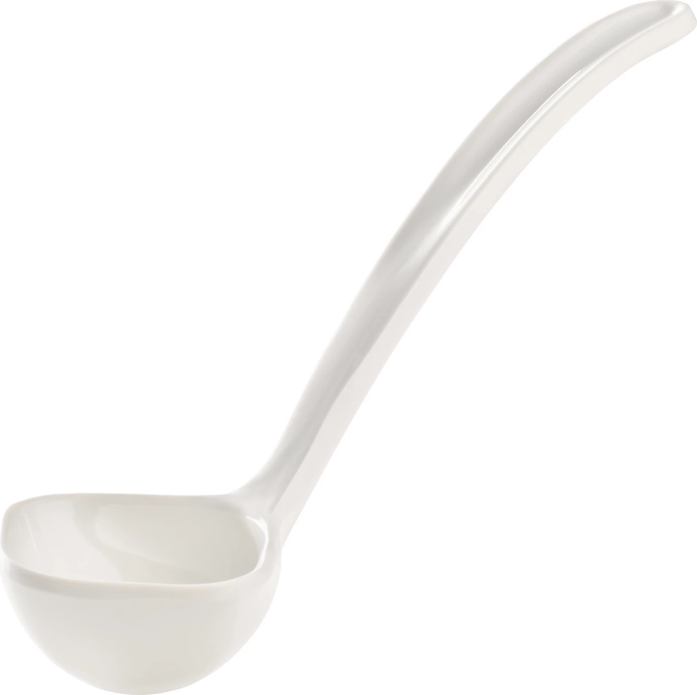 Lugë salce melamine, Fine Dine, 40 ml 180 mm, e bardhë