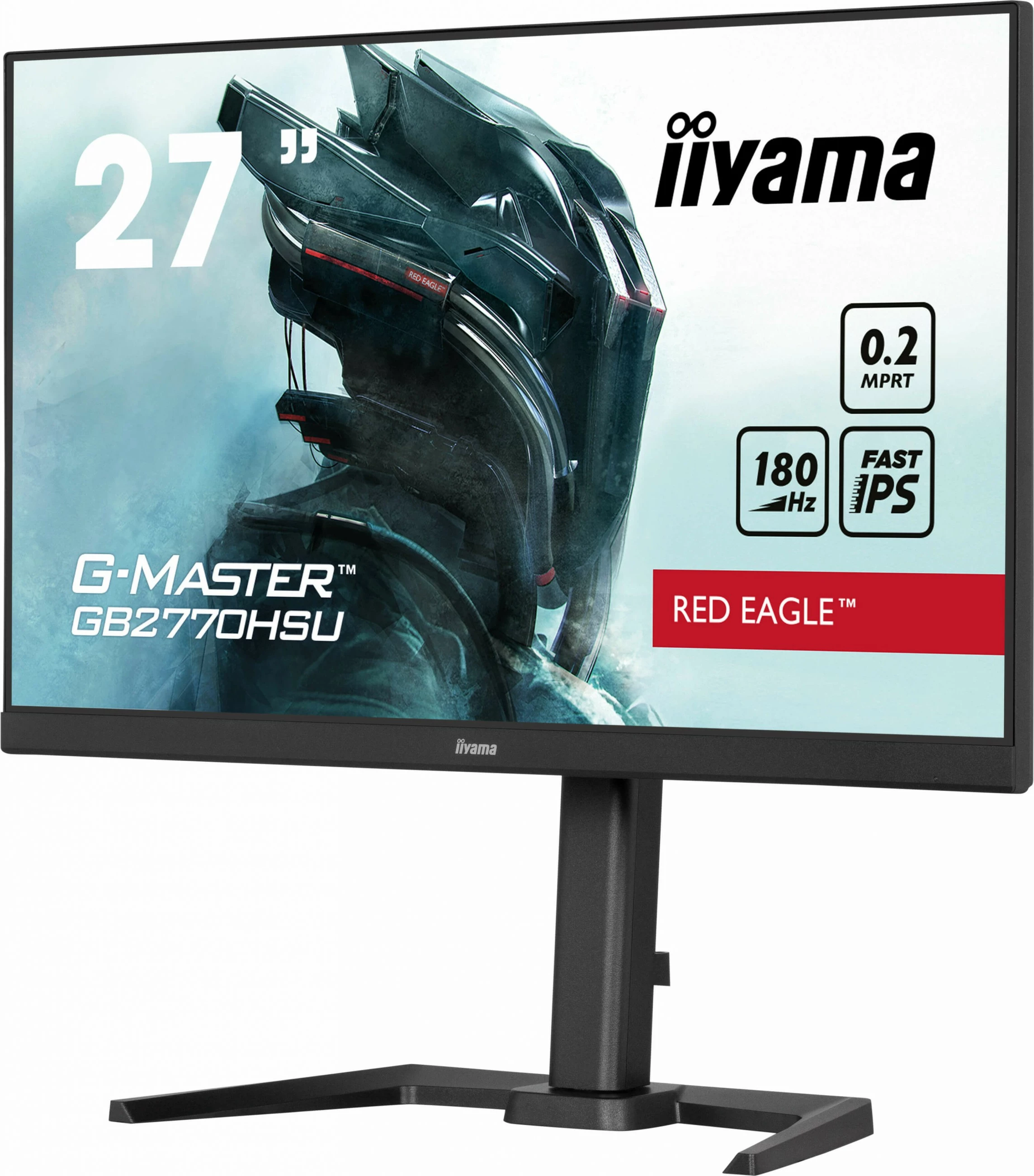 Monitor iiyama G-MASTER GB2770HSU-B6 27", Full HD, FAST IPS, 180Hz, 0.2ms, i zi