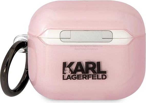 Mbështjellës Karl Lagerfeld KLA3HNCHTCP për AirPods 3, Choupette, Rozë