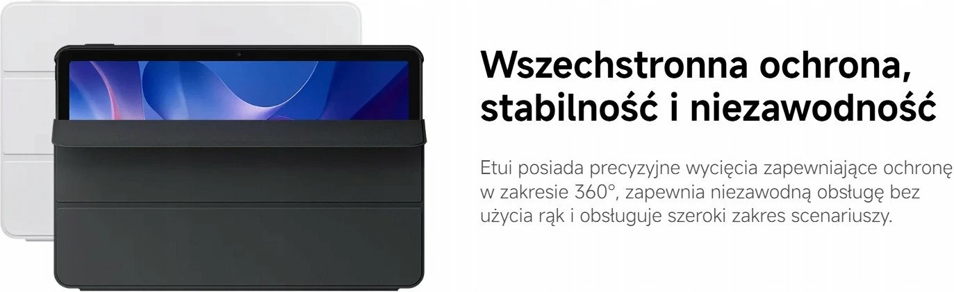 Këllëf flip Xiaomi Redmi Pad 2 (67401) 11\", me stand, auto wake/sleep, gri
