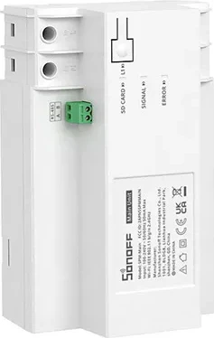 Ndërprerës inteligjent Sonoff SPM-Main, matës i energjisë, Wi-Fi/Ethernet, i bardhë