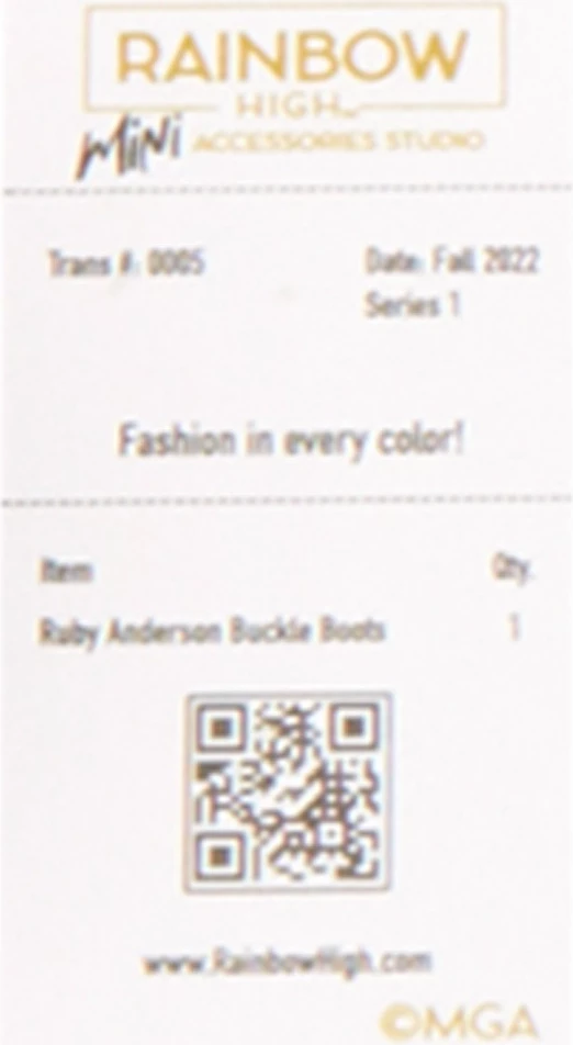 Aksesor këpucë për kukulla Rainbow High, MGA, 1 copë, shumëngjyrëshe