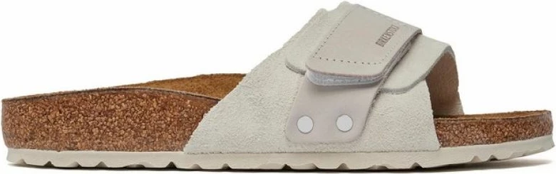 Flip-flops Birkenstock, për meshkuj dhe femra, bezhë/krem