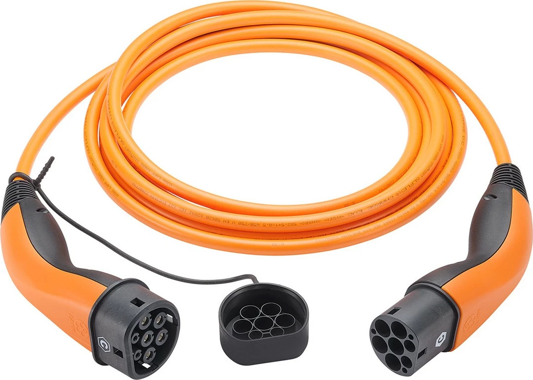 Kabëll karikimi Lapp ÖLFLEX 5555934027, Type 2 në Type 2, 5m, 22kW, i zi