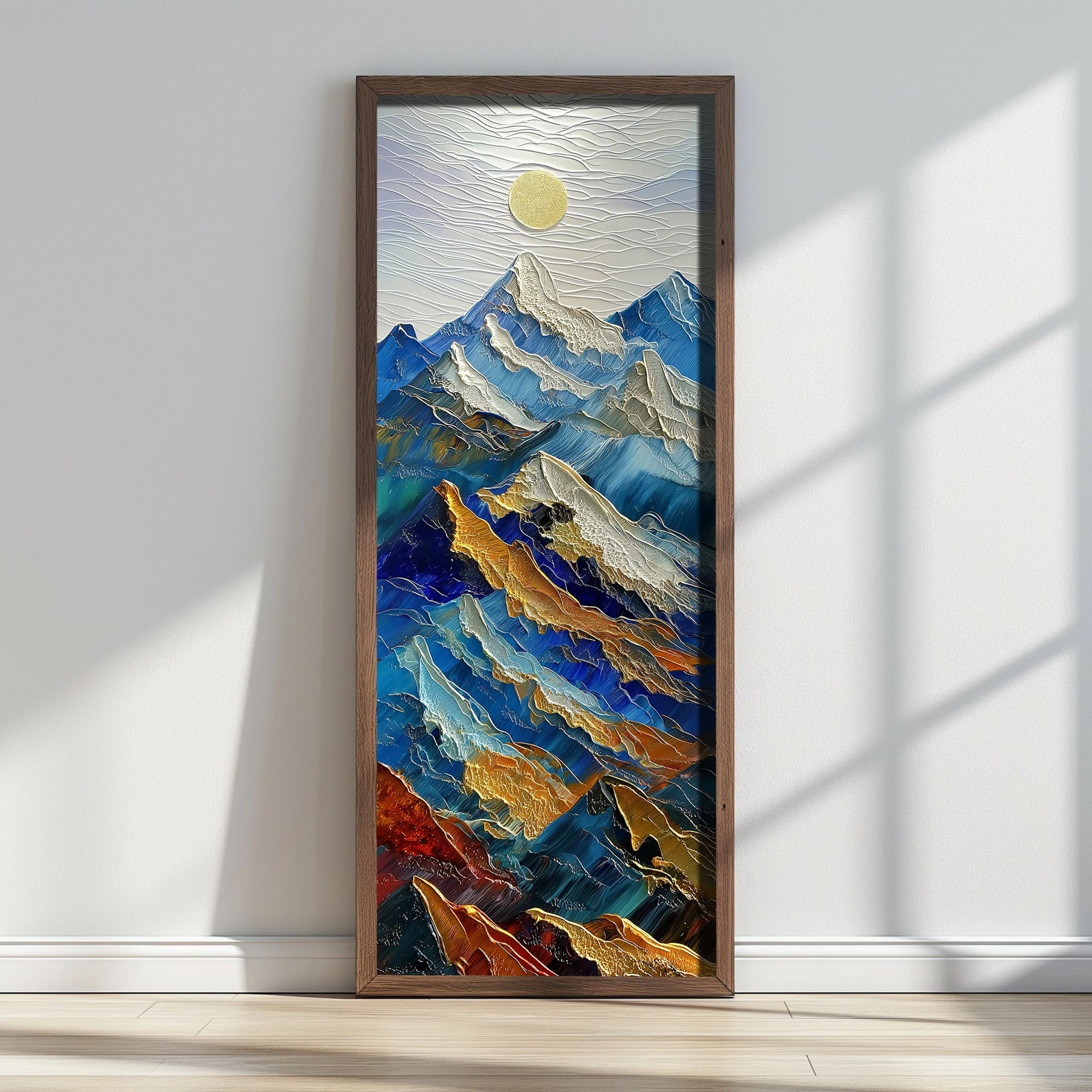 Pikturë dekorative me kornizë, MDF, shumëngjyrëshe, Wallity, LONG026-S/120-40