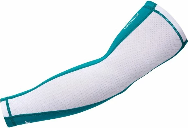 Mëngë kompresimi Reebok Activchill për stërvitje, të bardha dhe blu