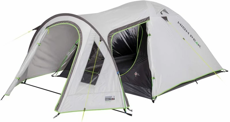 Tenda për turizëm High Peak Kira 3, unisex, gri e çelët