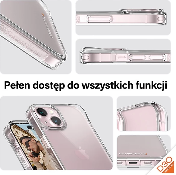 Mbështjellës PanzerGlass Privacy Bundle 3in1 për iPhone 15, transparent