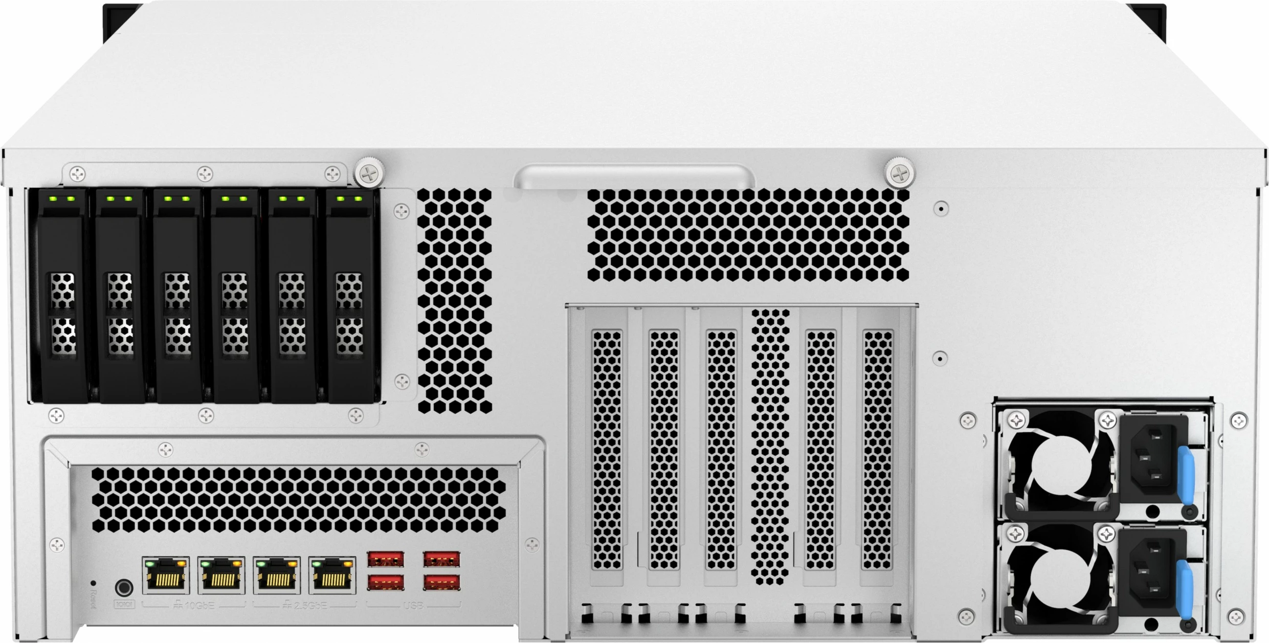 NAS QNAP TS-H3087XU-RP, Xeon E-2378, 64GB DDR4, Rack 4U