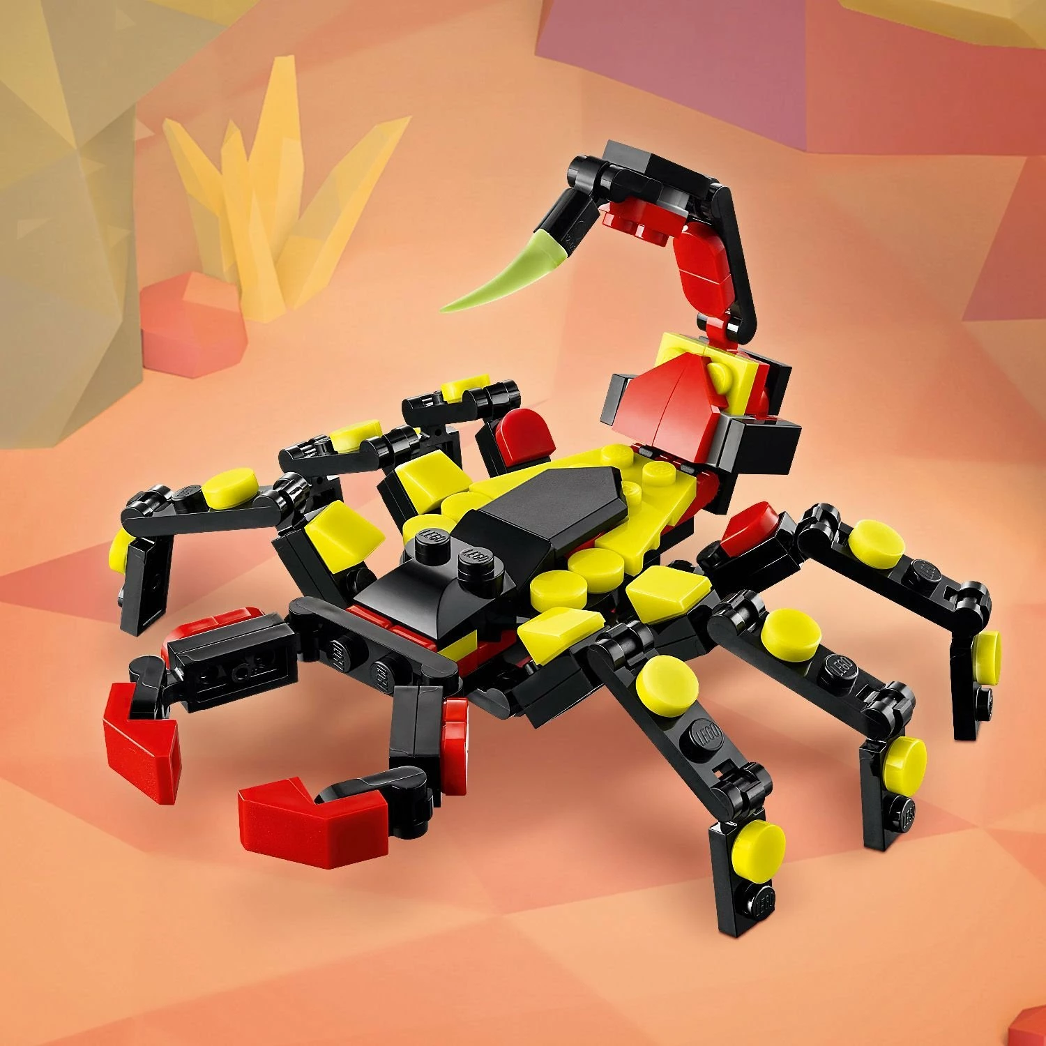 Set LEGO Creator 3-në-1 Wild Animals Amazing Spider 31159, 153 copë