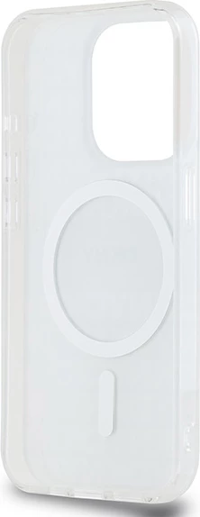 Mbështjellës DKNY IML Mono & Stripe MagSafe për iPhone 15 Pro Max, bezhë