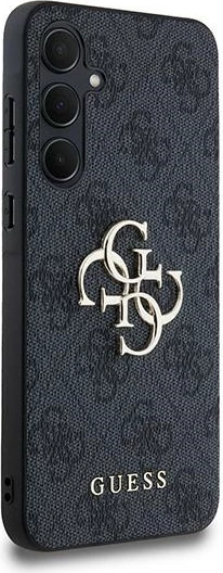 Mbështjellës Guess 4G Big Metal Logo për Samsung Galaxy A35, i zi