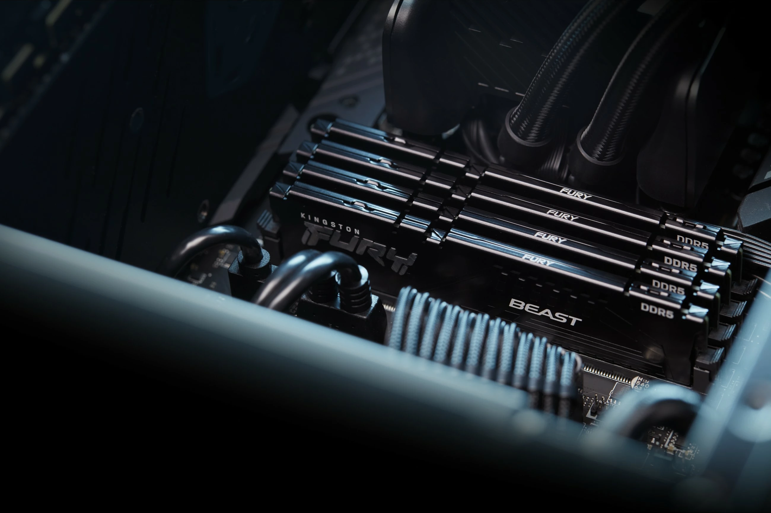 RAM Memorje Kingston FURY Beast 16GB DDR5 5600MT/s Ngjyrë e zezë