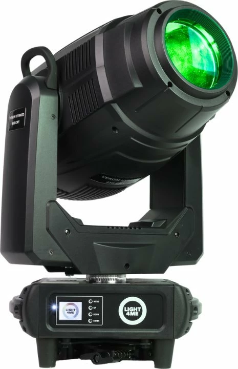 Kokë lëvizëse LED hibride LIGHT4ME Venom Hybrid 450 CMY 450W, Spot/Beam, Zoom 3-30°, DMX 26ch, e zezë