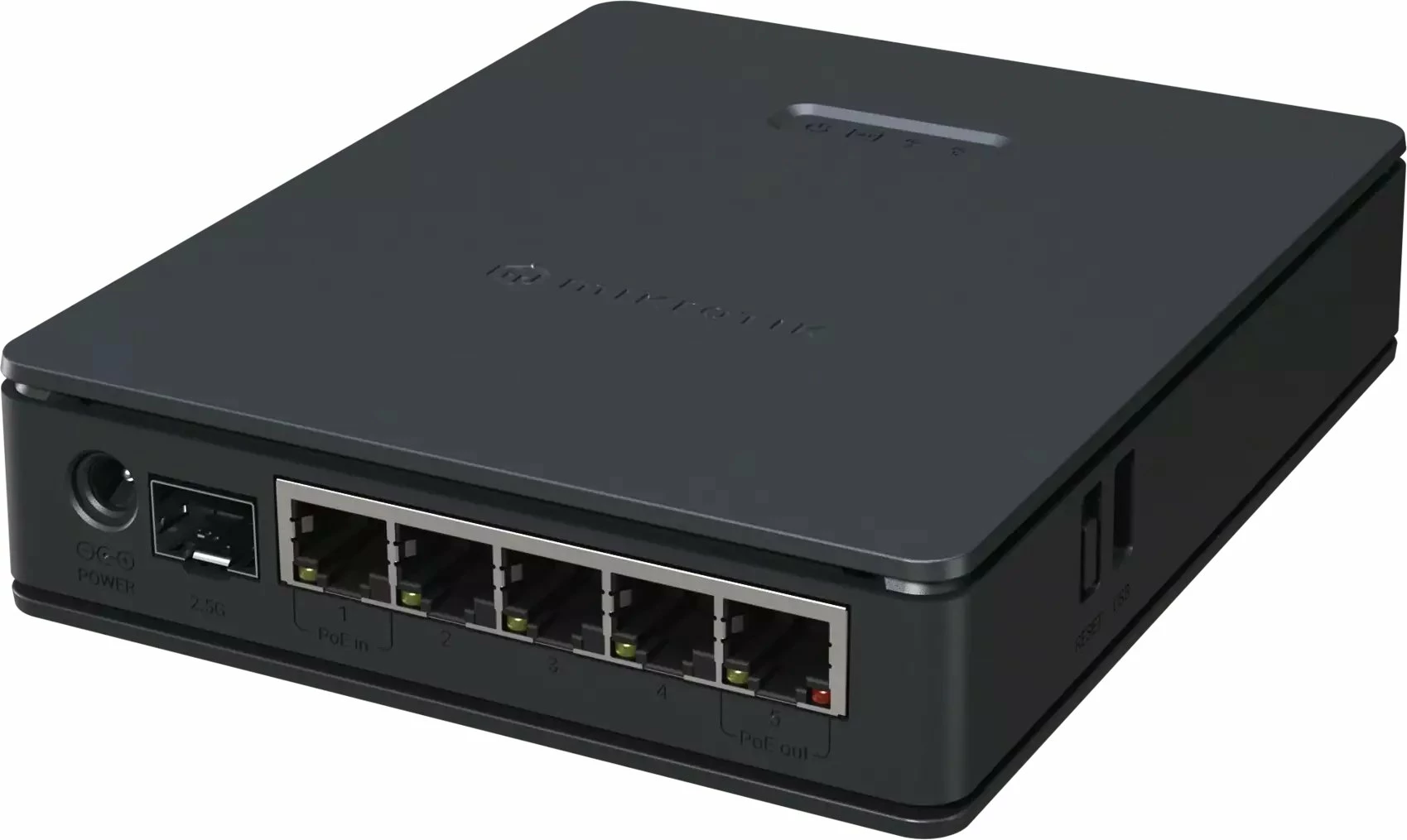 Router MikroTik hAP ax S E62iUGS-2axD5axT Wi‑Fi 6, Mesh, 5x Gigabit LAN, PoE, i zi