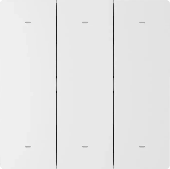 Switch i mençur muri Sonoff R5W, 6 butona, eWeLink, Bardhë