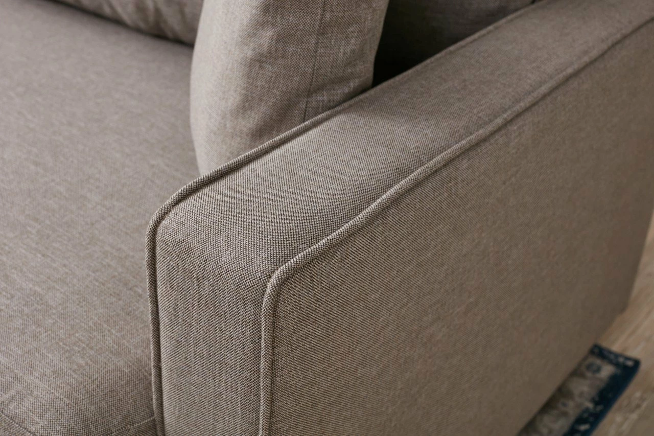 Divan treshe, ngjyrë krem, Atelier del Sofa, Eva