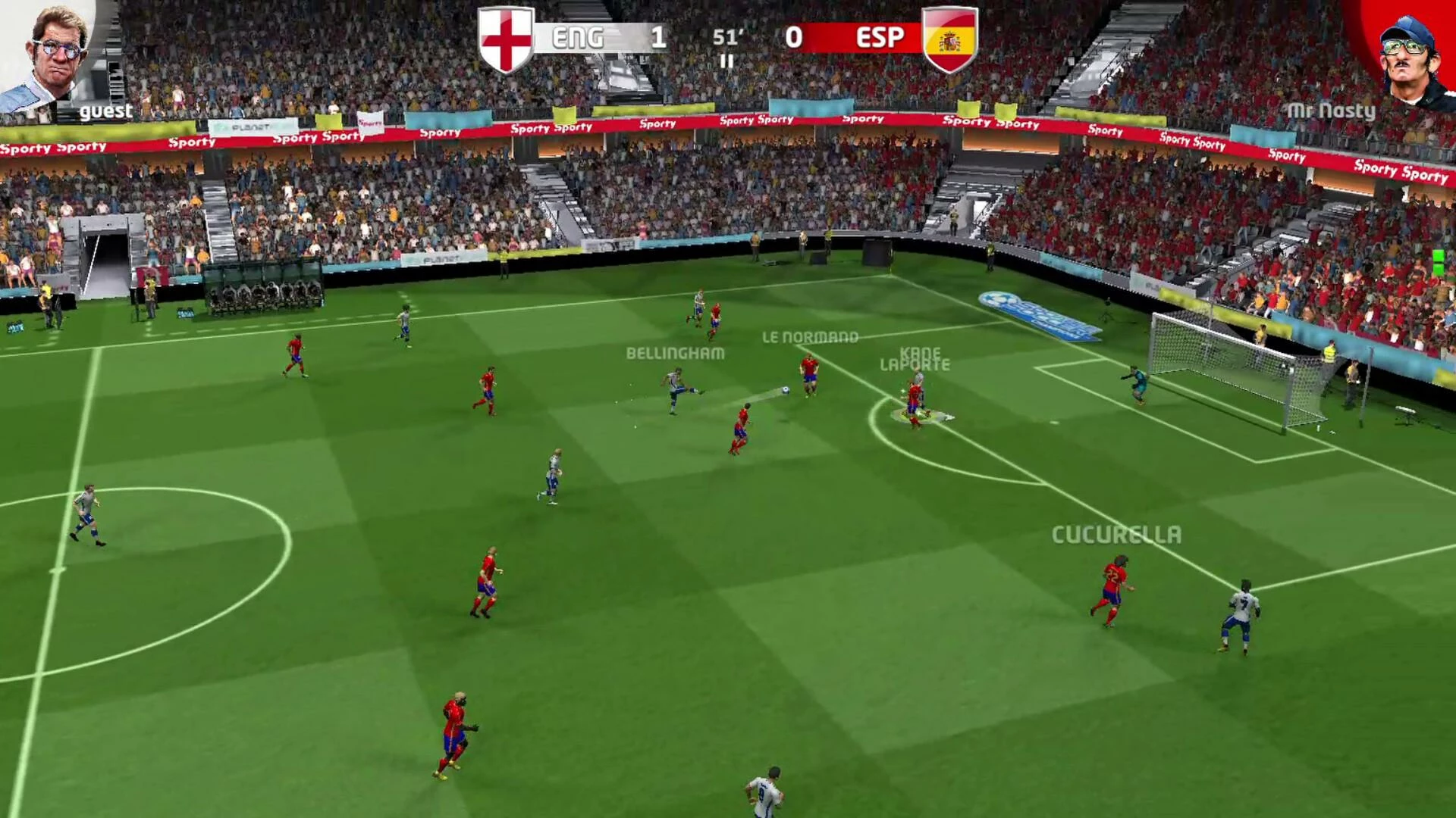 Kit gaming MAXX TECH Sociable Soccer Champions për Nintendo Switch 2&1 (kod loje + 2 grip Joy-Con + 2 kapakë thumbstick)
