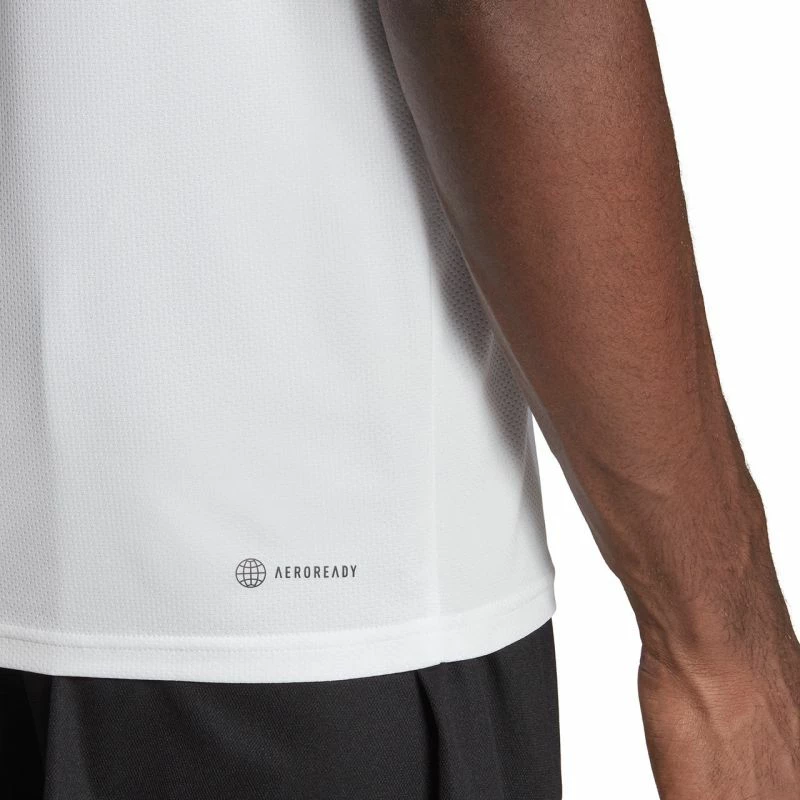 Maicë stërvitore adidas për meshkuj, e bardhë