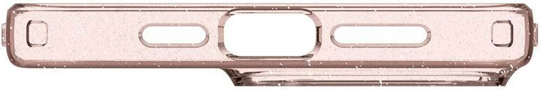 Mbështjellës Spigen Liquid Crystal Glitter për iPhone 15 Pro Max, Rozë/Transparent