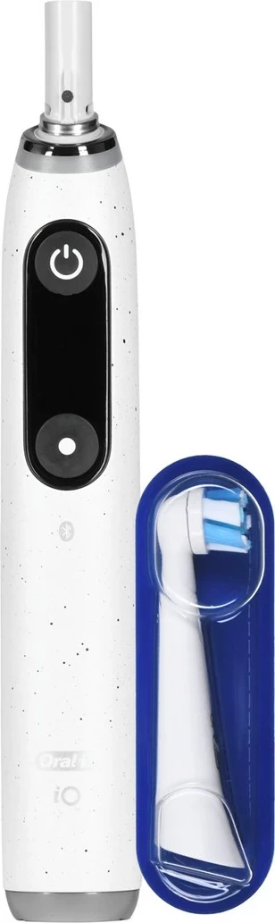 Furçë dhëmbësh elektrike Braun Oral-B iO10 Stardust, e bardhë