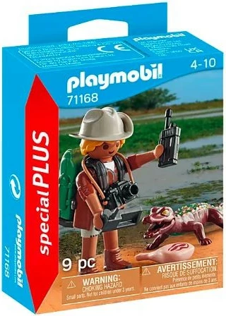Set figurina Playmobil Special Plus 71168 eksplorues me aligator, 9 pjesë