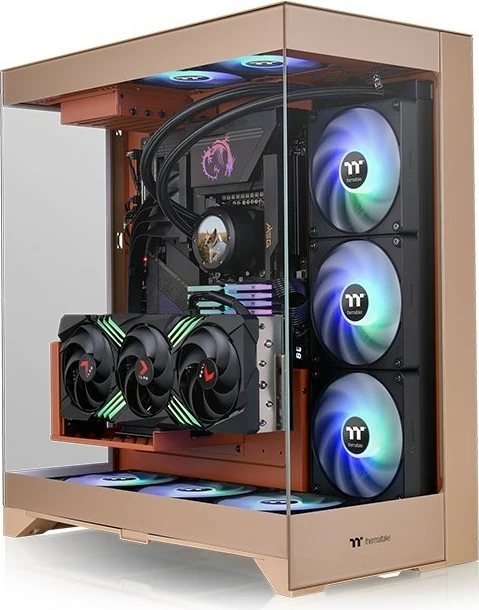 Kasë Thermaltake CTE E550 TG, Midi Tower, Gravel Sand