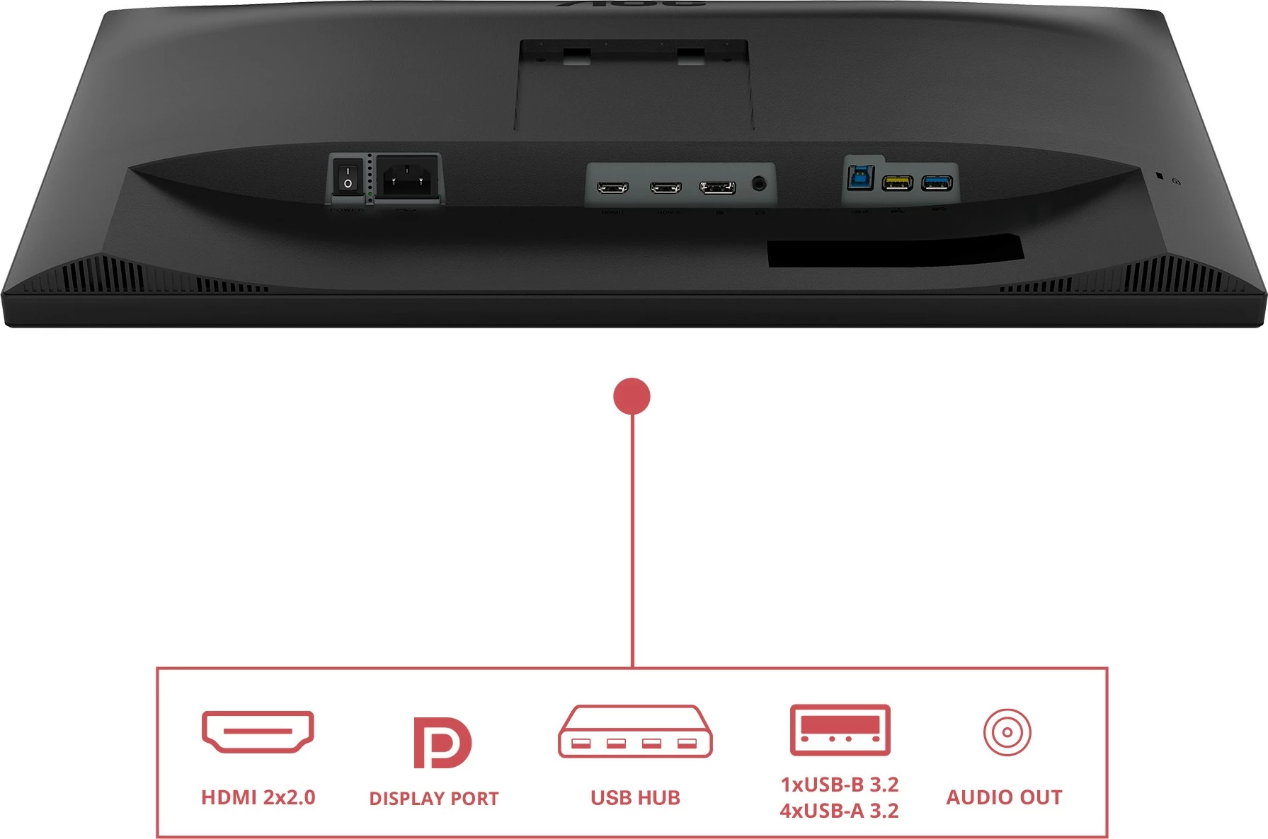 Monitor AOC U27E3UF, 27", 4K Ultra HD, LED, i zi