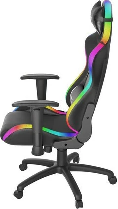 Karrige gaming Genesis Trit 500 RGB, Eco lëkurë dhe tekstil, e zezë