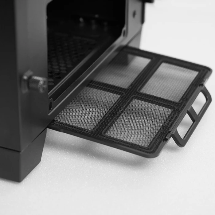 Kasë CHIEFTEC APEX LUMO GA-01B-L-OP, E-ATX/ATX/mATX/mini-ITX, USB3.2 Gen2 Type-C, x4 140mm ARGB PWM fan, tempered glass, e zezë