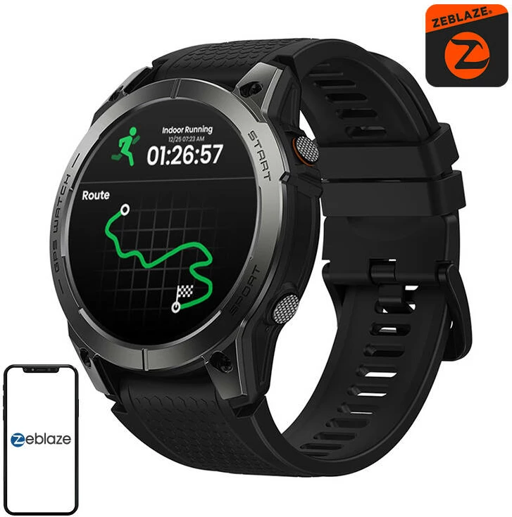 Smartwatch Zeblaze Stratos 3 Pro, 1.43", GPS, NFC, i zi