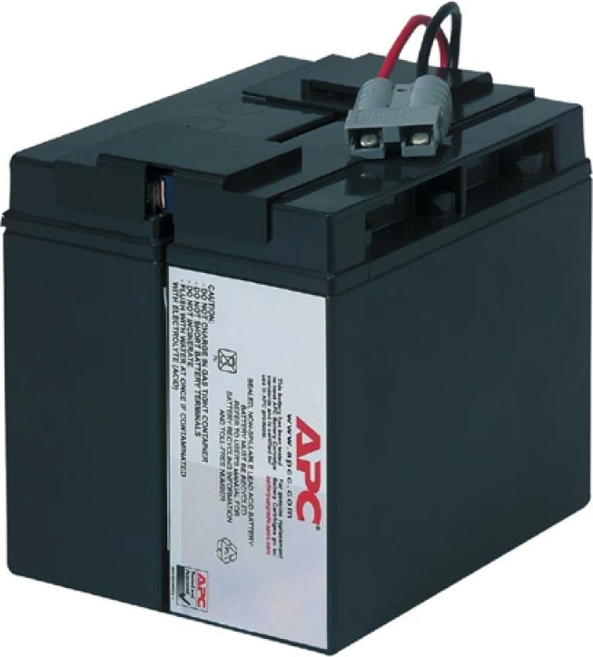 Bateri zëvendësuese, APC, Replacement Battery Cartridge #7 (RBC7), për UPS, hot-swap, e montuar me konektorë, e zezë