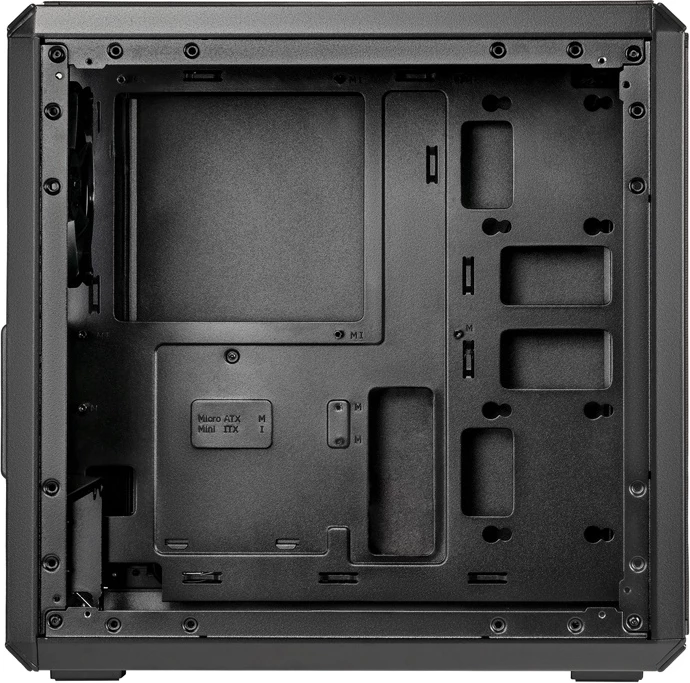 Kasë Cooler Master Q300L V2, Micro-ATX/Mini-ITX, xham i temperuar, e zezë