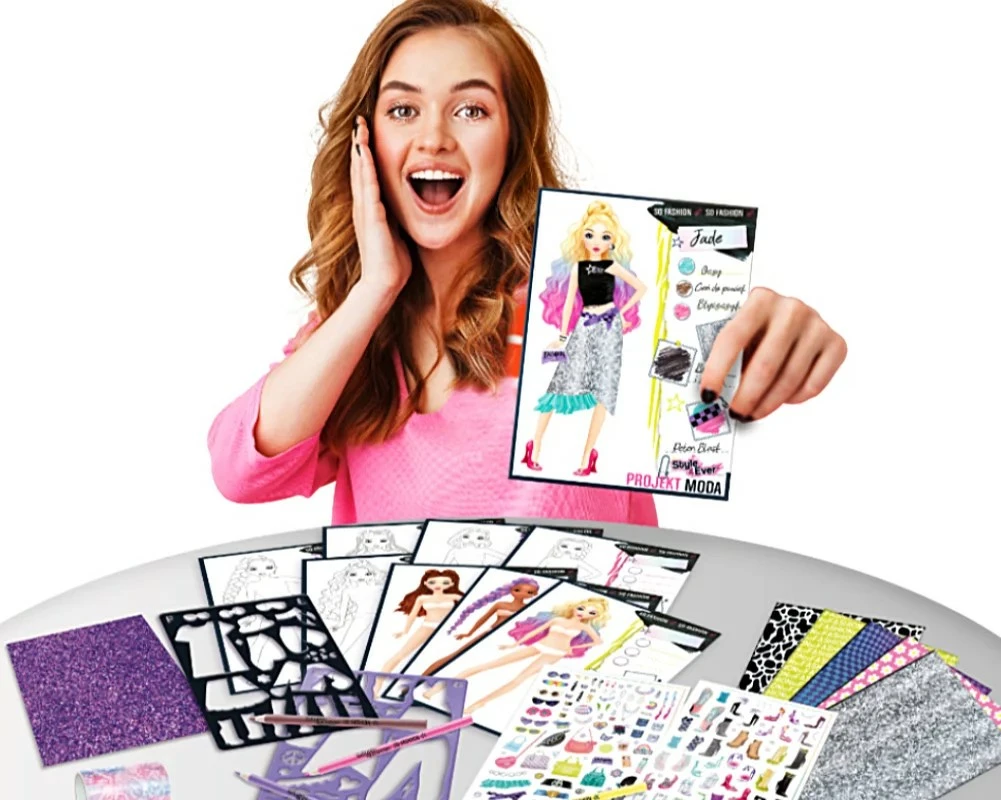 Set kreativ për dizajn mode Epee Project Fashion Designer - Daily Stylings, shumëngjyrësh