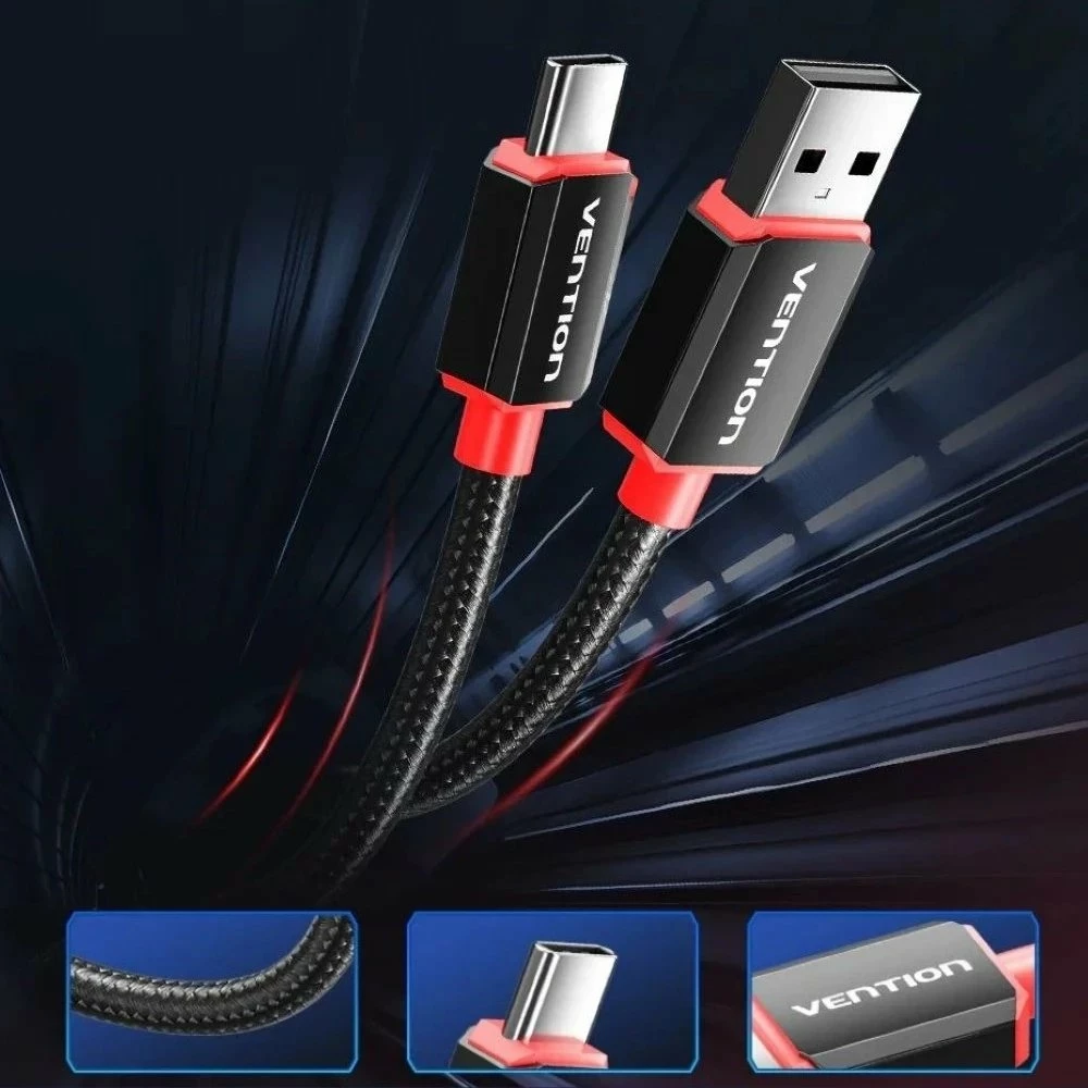 Kartelë zëri ekstern Vention CVAB0 24-bit/192kHz, USB-C, virtual 7.1, e zezë