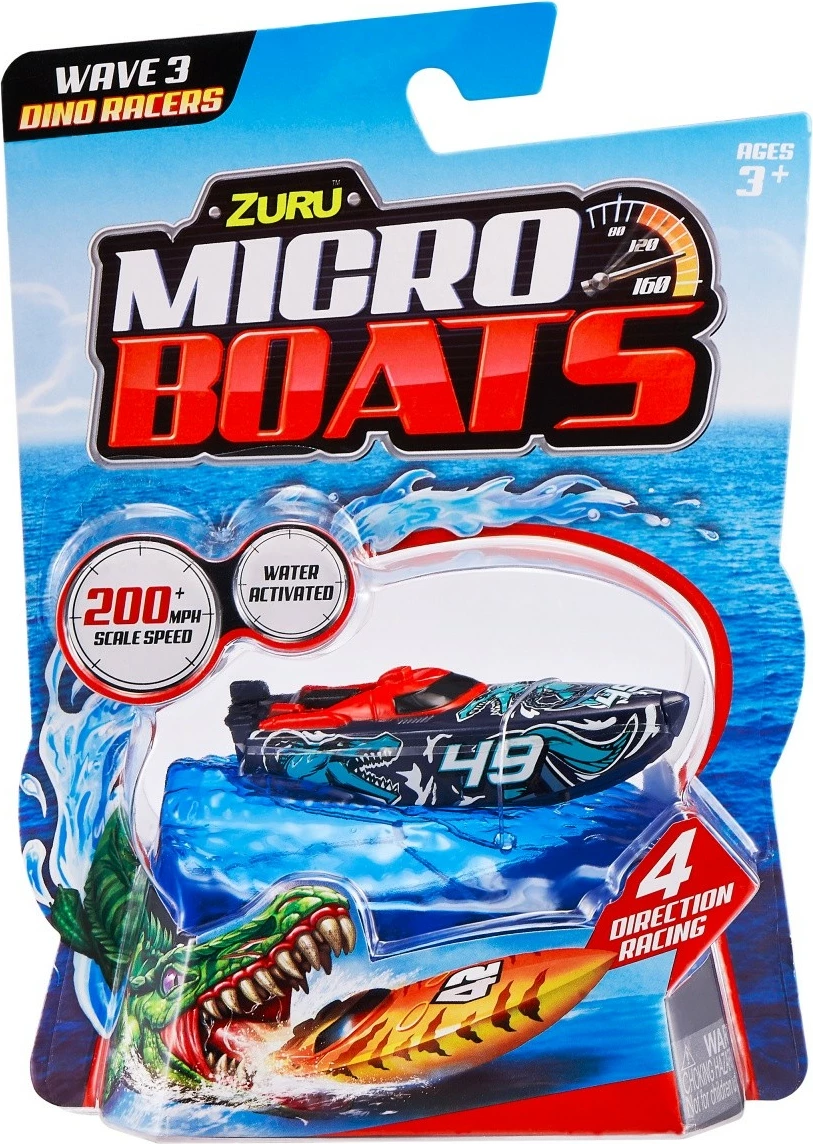 Lodër barkë ZURU Robo Alive Micro Boat Series 3, plastikë, ngjyra të ndryshme
