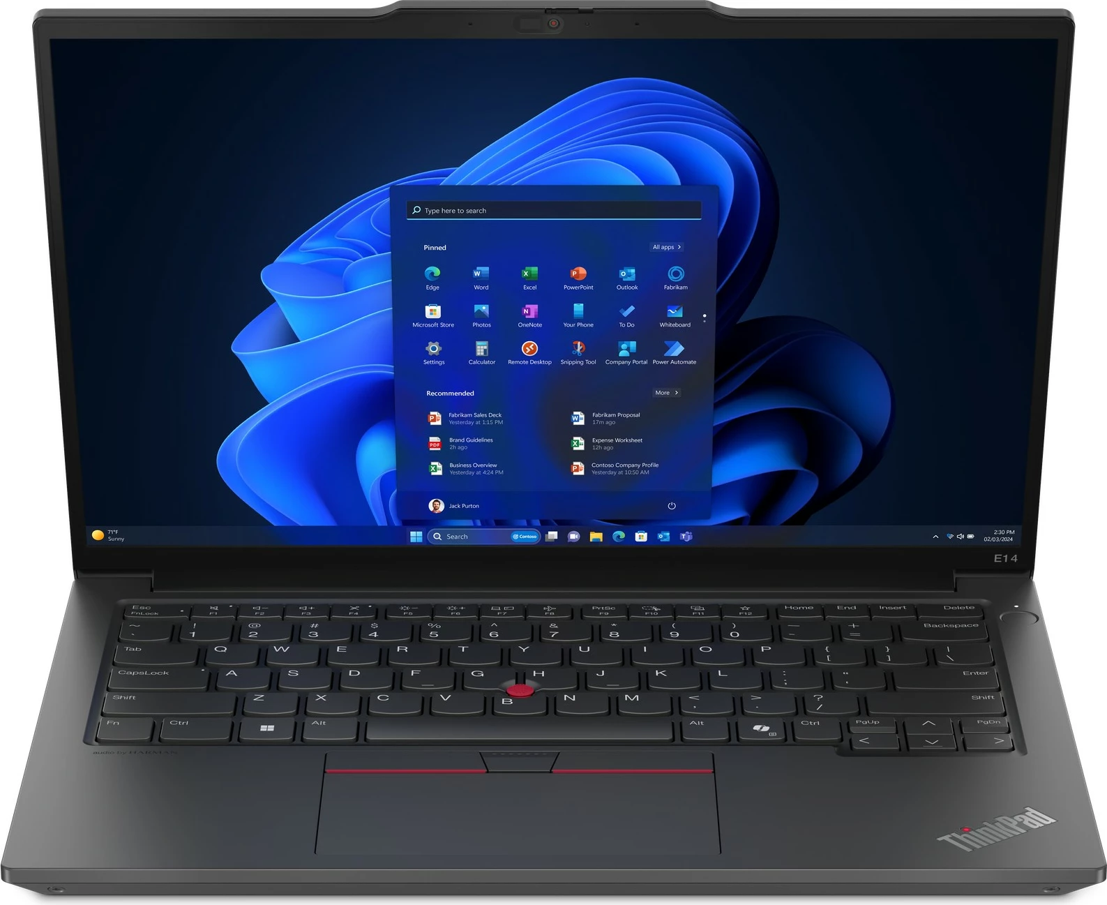 Laptop Lenovo ThinkPad E14 , 14",, Intel Core Ultra 7, 16GB RAM, 512GB SSD, Intel Arc Graphics, i zi 