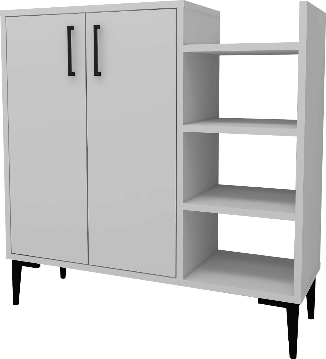 Dollap multifunksional Hanah Home, Leskar, i bardhë